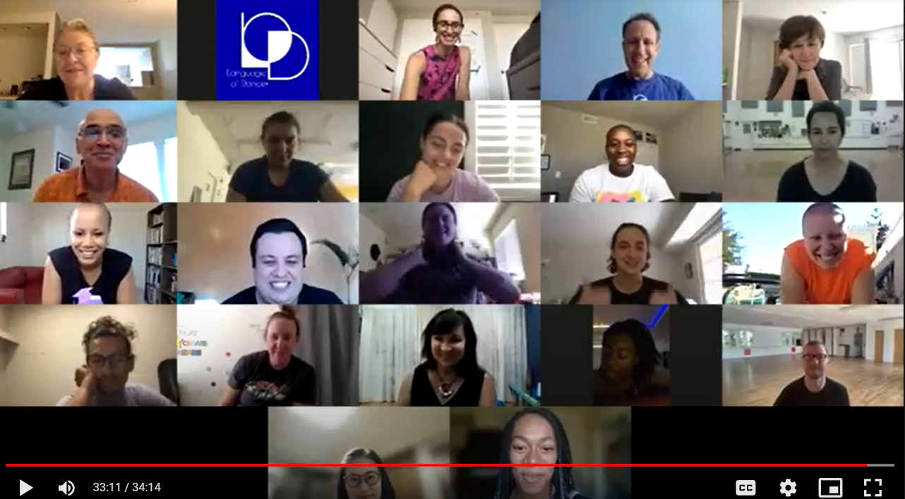 Zoom screenshot of Foundations Participants smiling